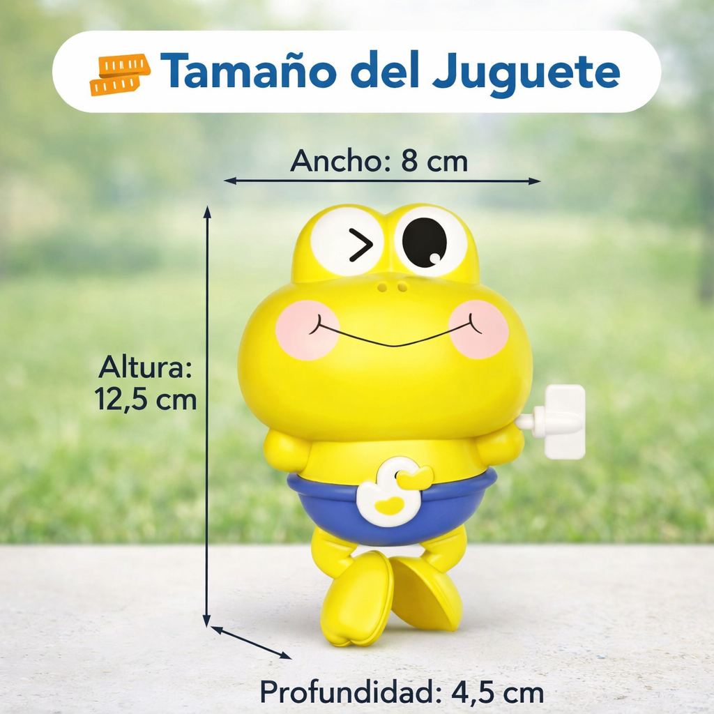 RANITAS NADADORAS DE CUERDA PARA EL BAÑO