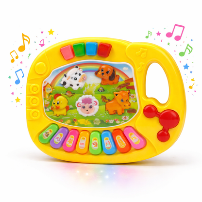 TECLADO EDUCATIVO PARA BEBÉS CON DIBUJOS ANIMADOS