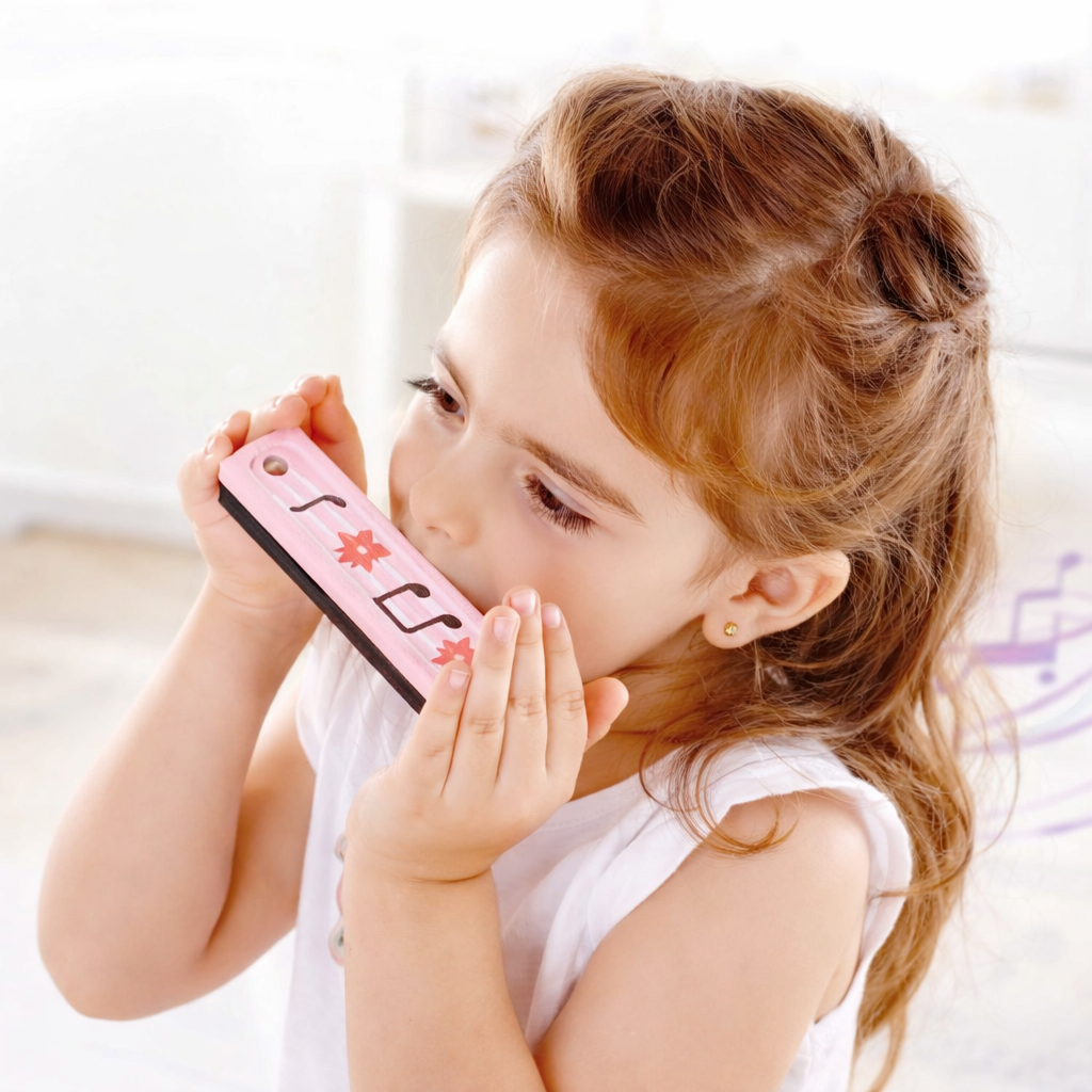 ARMÓNICA  PARA NIÑOS CON DISEÑOS COLORIDOS