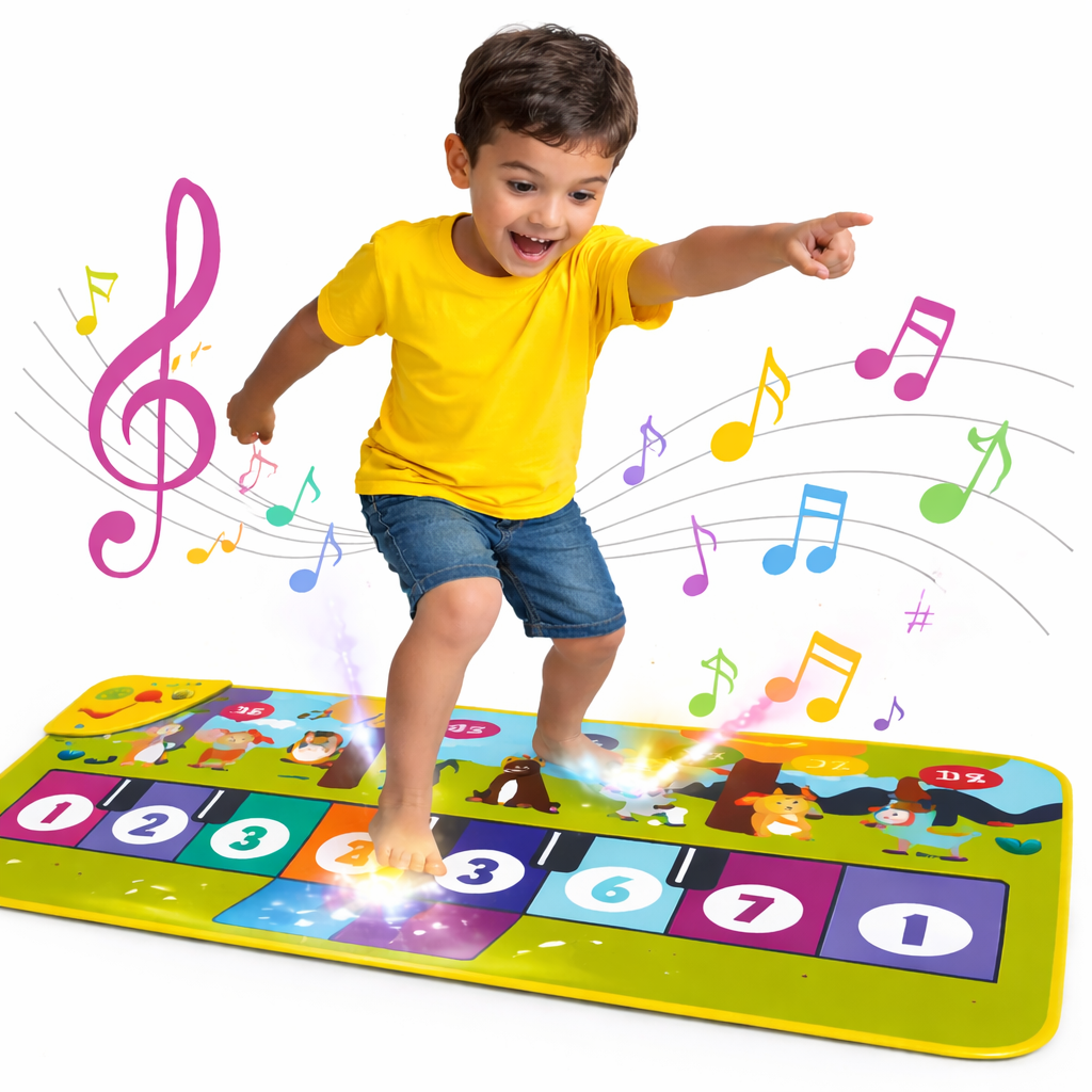 ALFOMBRA MUSICAL EDUCATIVA PARA NIÑOS CON SONIDOS DE ANIMALES