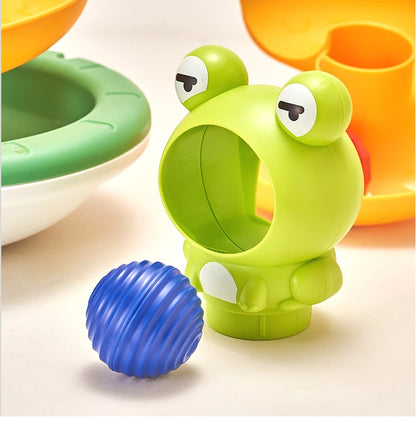 Montessori Rotating Rainbow Tower Baby stacking Puzzle Toys Children Develop Motor Skills Game Spinning Stacking Toys Kids Gift