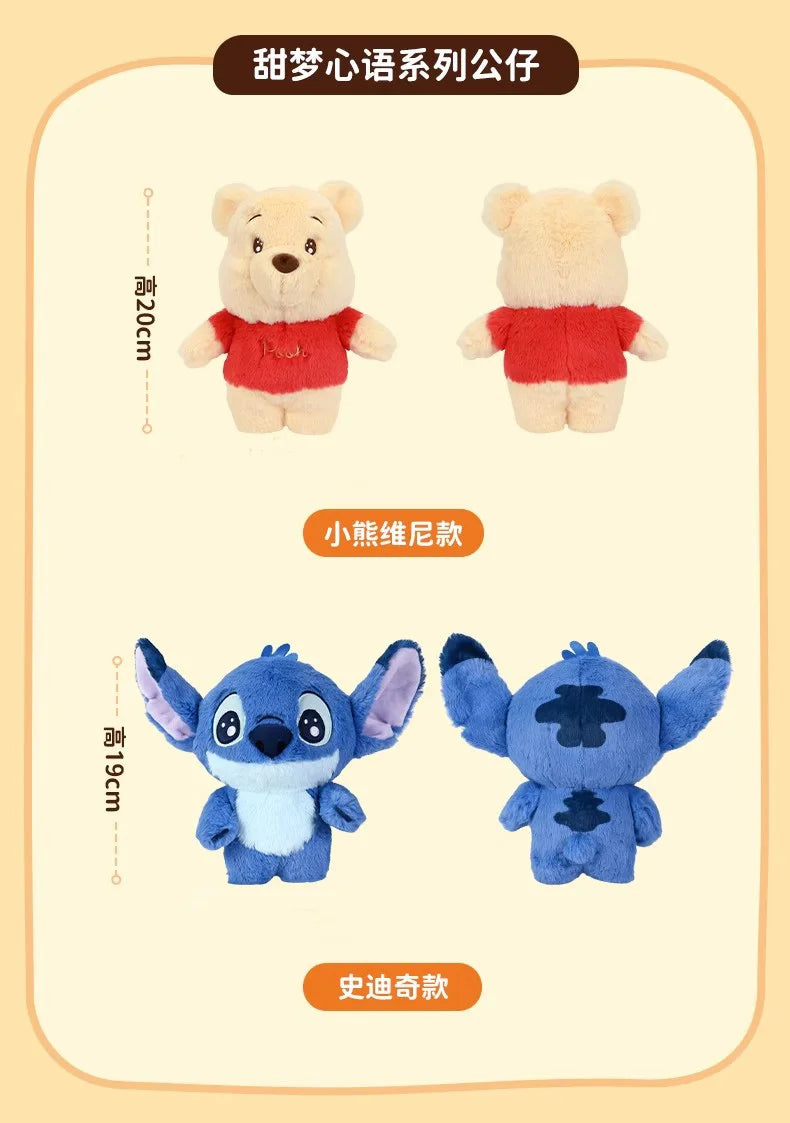 Hot Disney Cartoon Blue Pink Stitch Plush Dolls Anime Toys Lilo and Stitch Stich Plush Stuffed Toys Christmas Gifts for Kids