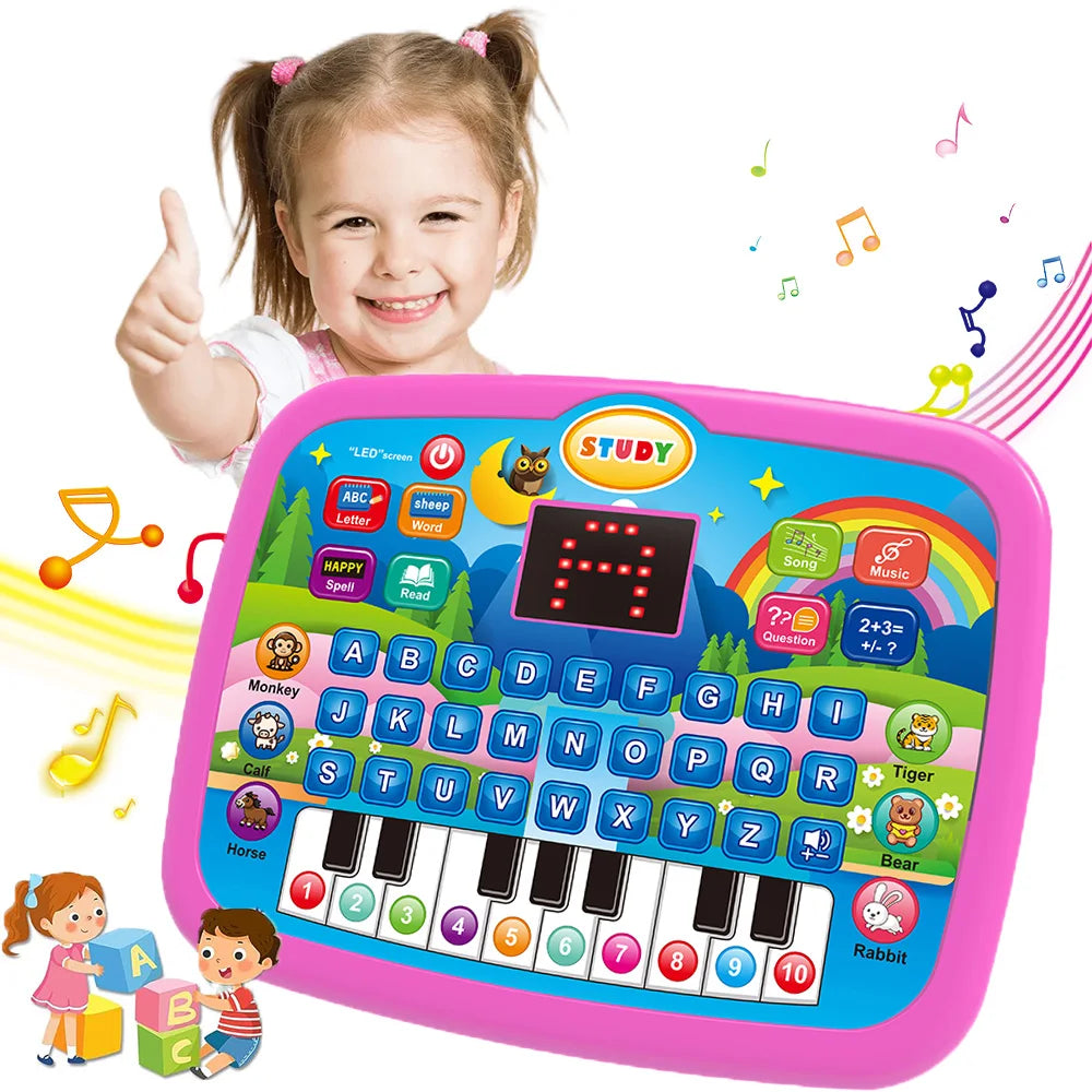 TABLET EDUCACIONAL INFANTIL PARA ALFABETIZACIÓN Y MÚSICA