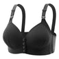 New Large Size Front Buckle Sexy Push up WOMEN'S Bra Adjustable Thin Cup Breathable Comfortable Middle-aged Mom Ladies Underwear