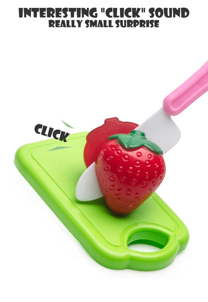 6/10/13/24Pcs Kitchen Fun Cutting Fruits and Vegetables Food Play House Set Puzzle Education Toys For Kids Boys Girls Xmas Gifts