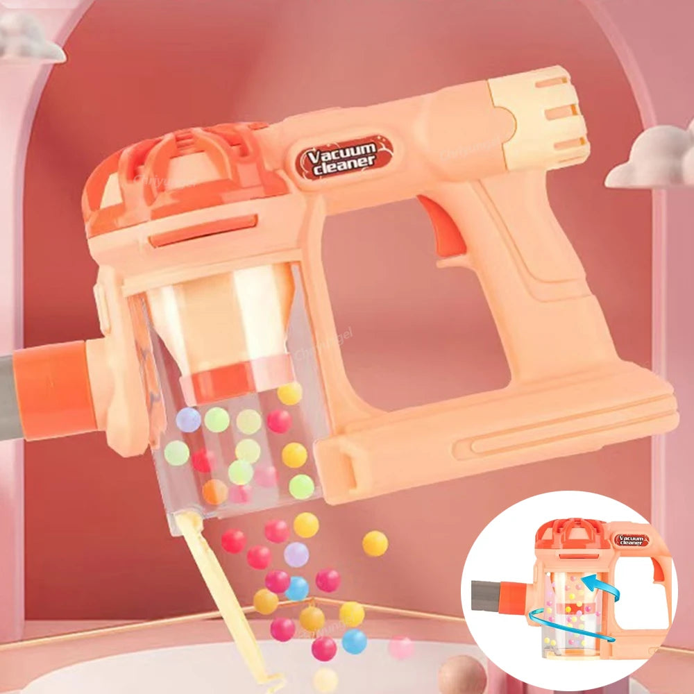 Kids Simulation Electric Vacuum Cleaner Cleaning Set for Toddlers Role Play Housekeeping Educational Toys Girl Boy Gifts