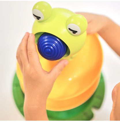 Montessori Rotating Rainbow Tower Baby stacking Puzzle Toys Children Develop Motor Skills Game Spinning Stacking Toys Kids Gift